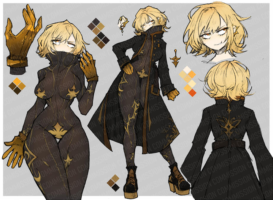 Colored reference sheet