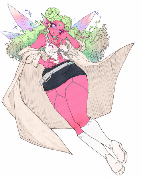 Colored sketch